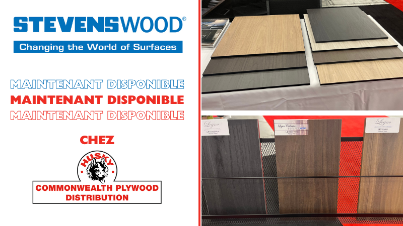 STEVENS WOOD maintenant disponible!