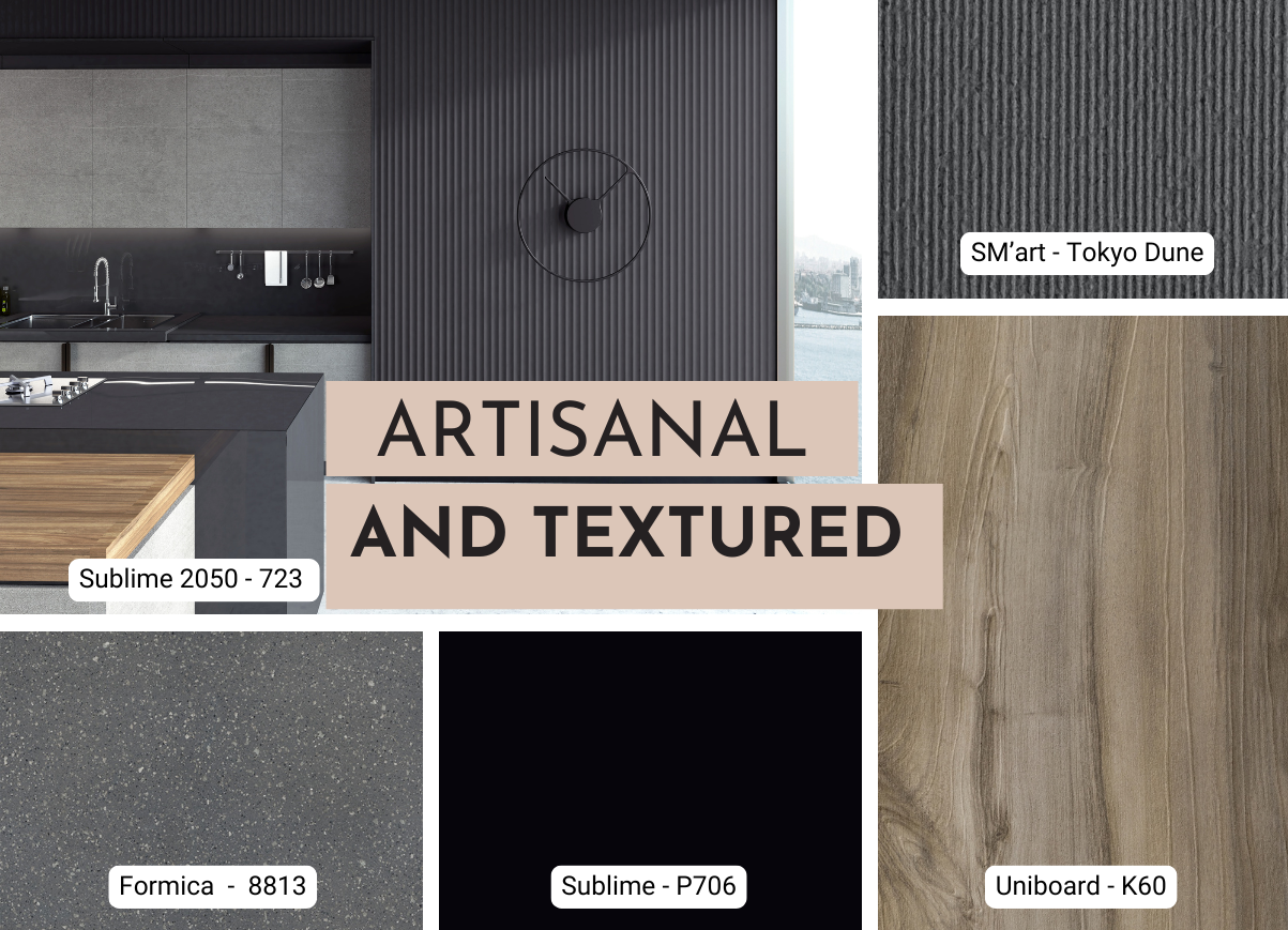 Artisanal and textured