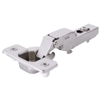 Penture, Modèle Integrata avec amortisseur intégré, Montage en semi-appliqué à boitier TB45, à enfoncer, avec angle d'ouverture de 105°