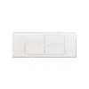 FGV Unilux, Cover cap with FGV logo,  White finish. 450183.