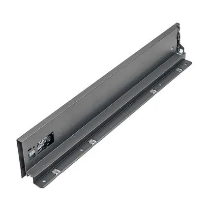 FGV Unilux, Drawer side profile, Left, System Height 88mm, Lenght 550mm, Anthracite finish. 450219.