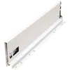 FGV Unilux, Drawer side profile, Left, System Height 120mm, Lenght 450mm, White finish. 450288.