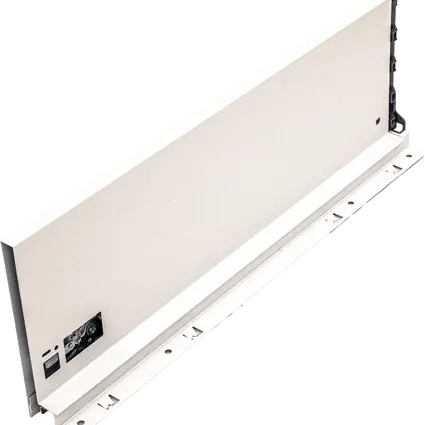 FGV Unilux, Drawer side profile, Left, System Height 171mm, Lenght 550mm, White finish. 450213.