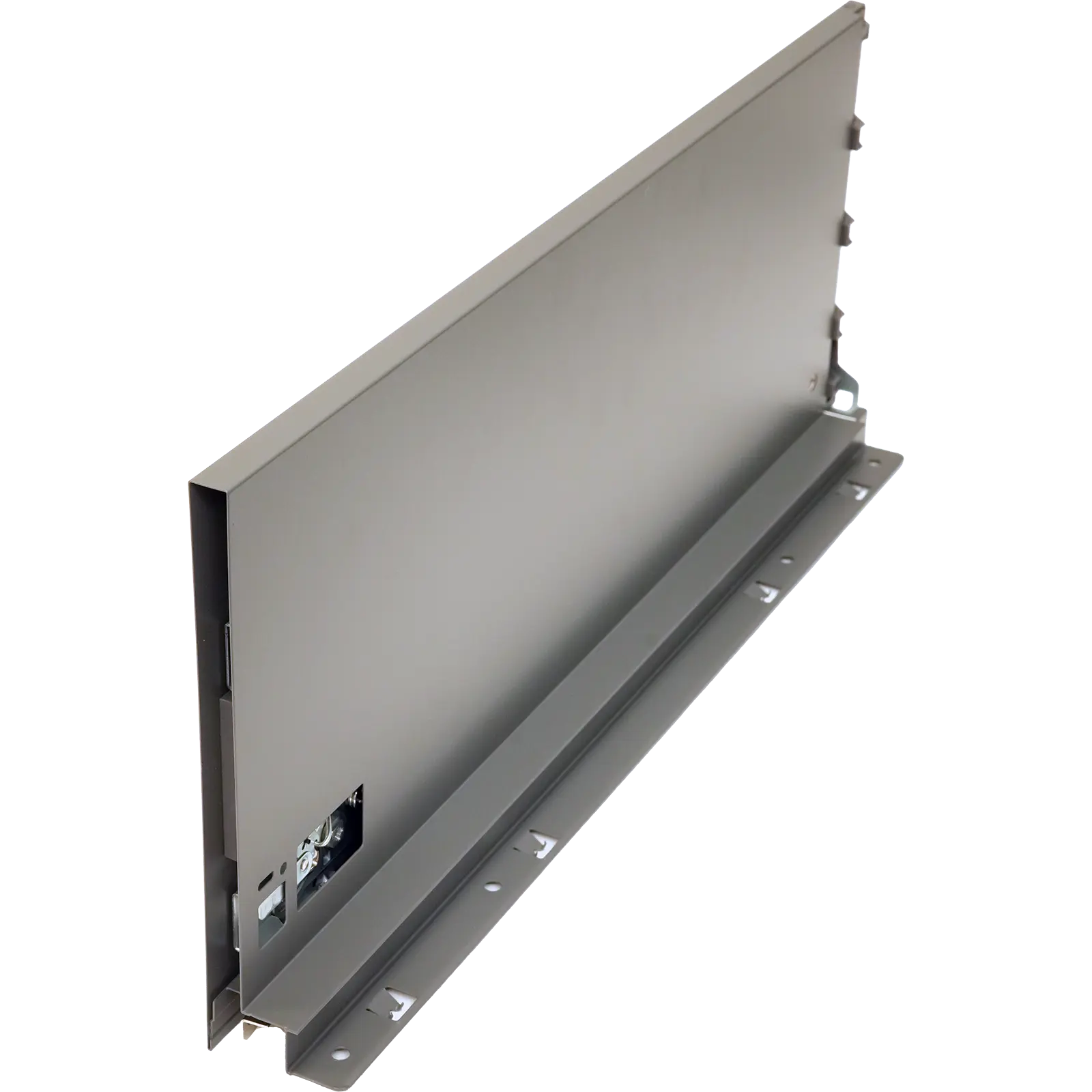 FGV Unilux, Drawer side profile, Left, System Height 203mm, Lenght 450mm, Anthracite finish. 450291.