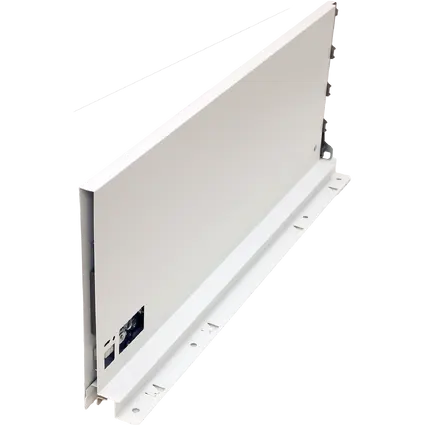FGV Unilux, Drawer side profile, Left, System Height 203mm, Lenght 500mm, White finish. 450302.