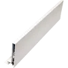 FGV Unilux, Drawer Side Profile, Right, System Height 120mm, Lenght 500mm, White finish. 450300.