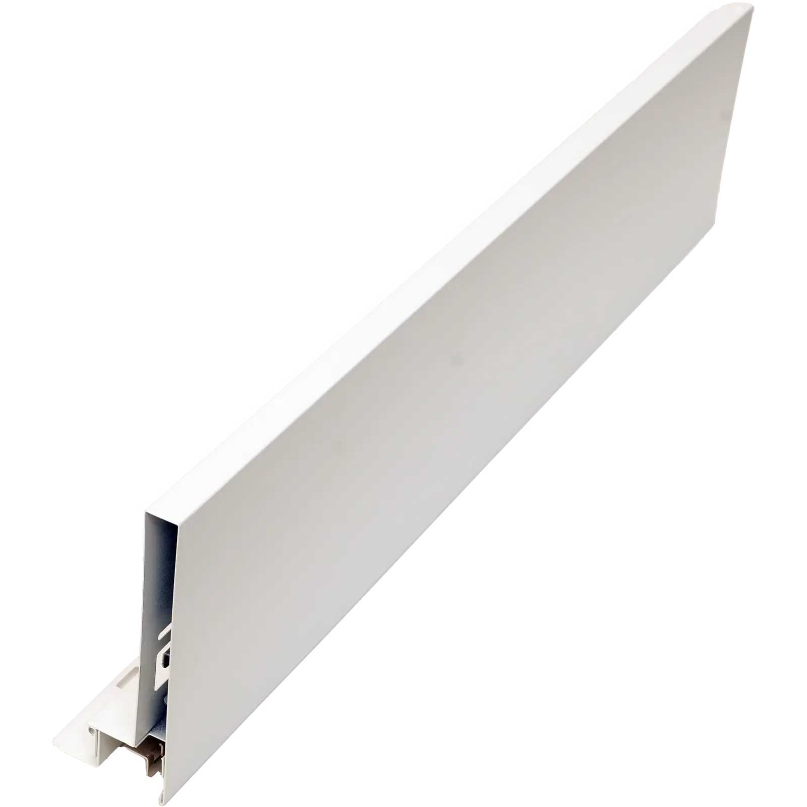 FGV Unilux, Drawer Side Profile, Right, System Height 120mm, Lenght 550mm, White finish. 450309.