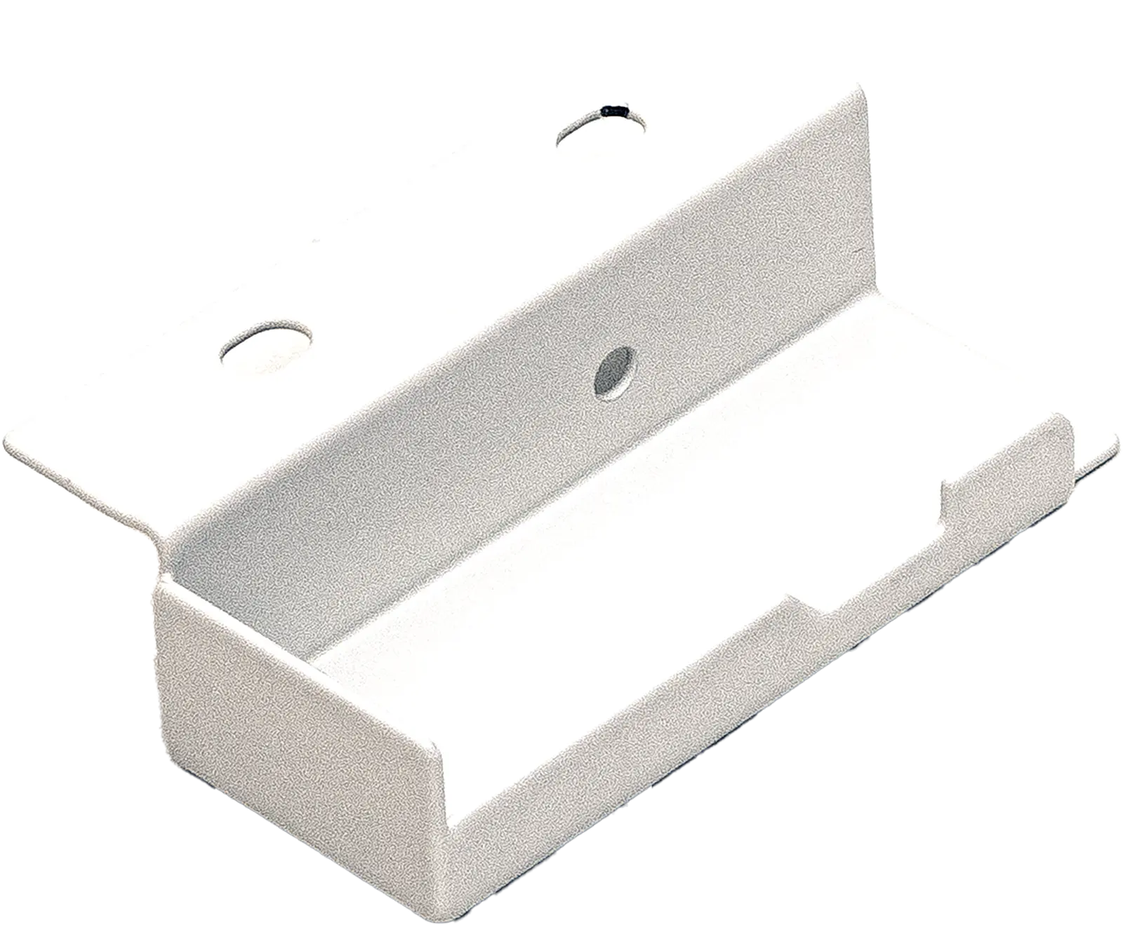 FGV Unilux, Raccord de paroi arrière, à visser, Droite, Hauteur du Système 120mm, Blanc. 450281.