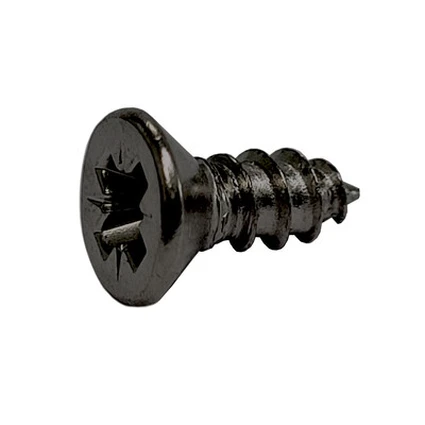 Hettich, Screw fixing  for aluminum frame hinges, 3.5 x 9.5 Black