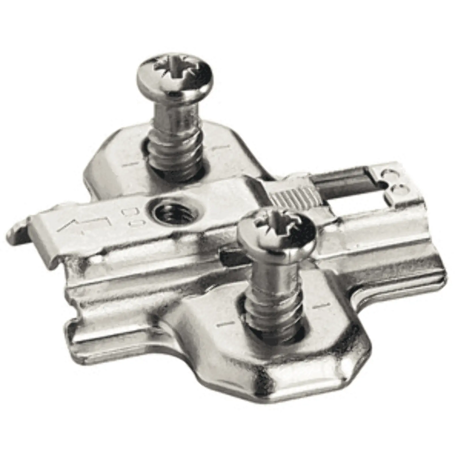 Plaque de montage 9000 cruciforme, avec vis Euro, 0mm. 460079.