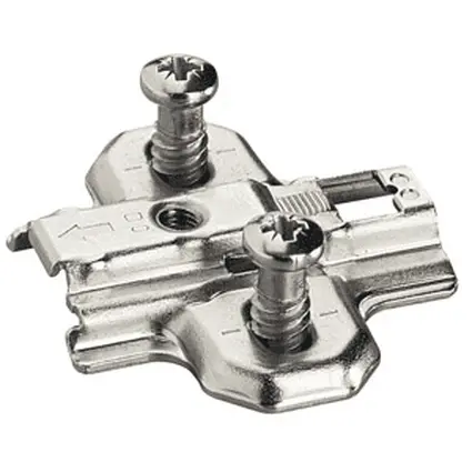 Mounting Plates 9000 Cross, with Euro Screws, 0mm