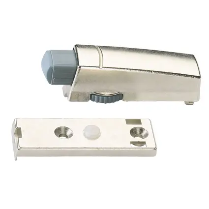 Hinge Dampers / Opening Systeme, Silent System, for Screwing On  Nickel finish
