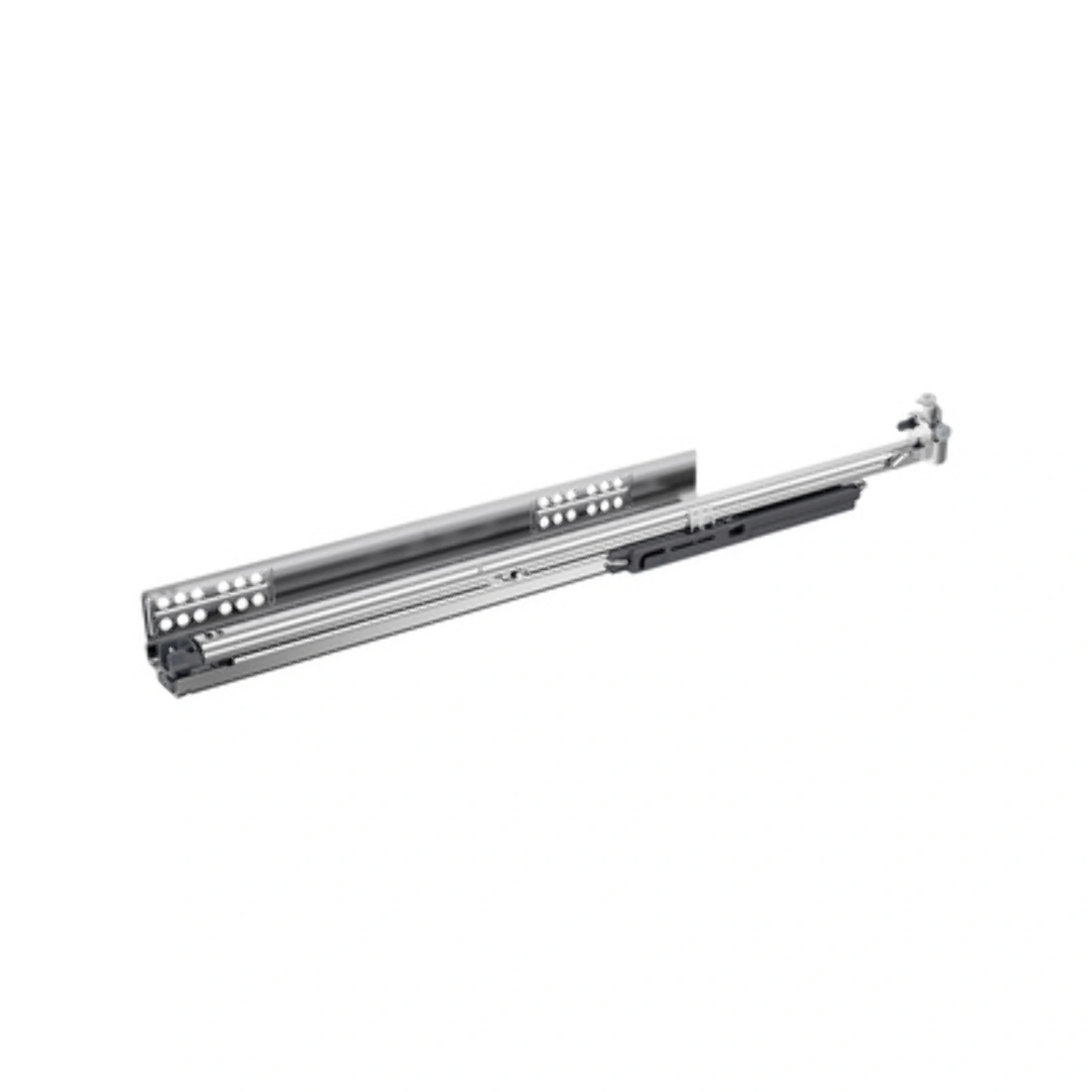 Coulisse Quadro 5D V6 (30kg), pour Tiroir de Bois, Sortie Totale avec Silent System à Gauche, 420mm. 465642.