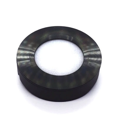 Puck for kitchen cabinets, 12vDC, dimmable, 3W, Black finish, lighting type: CCT - 30K/40K/50K. 830695.