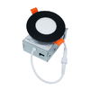 Slim recessed, dimmable, 120vAC, IP65, 3", 7W, Black finish. 830727.