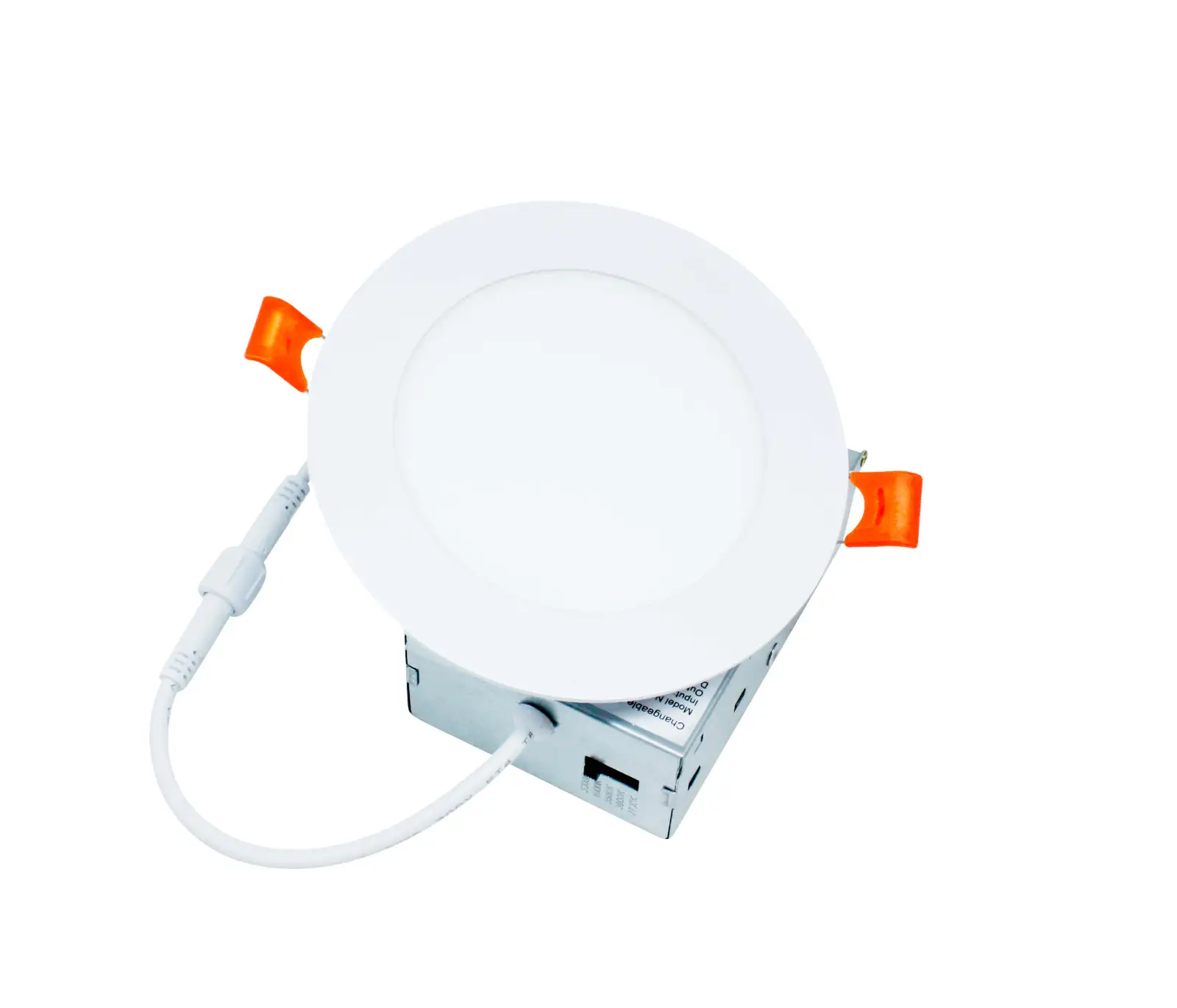 Slim recessed, dimmable, 120vAC, IP65, 4", 9W, White finish. 830730.