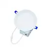 Slim recessed, dimmable, 120vAC, IP65, 6", 12W, White finish. 830732.