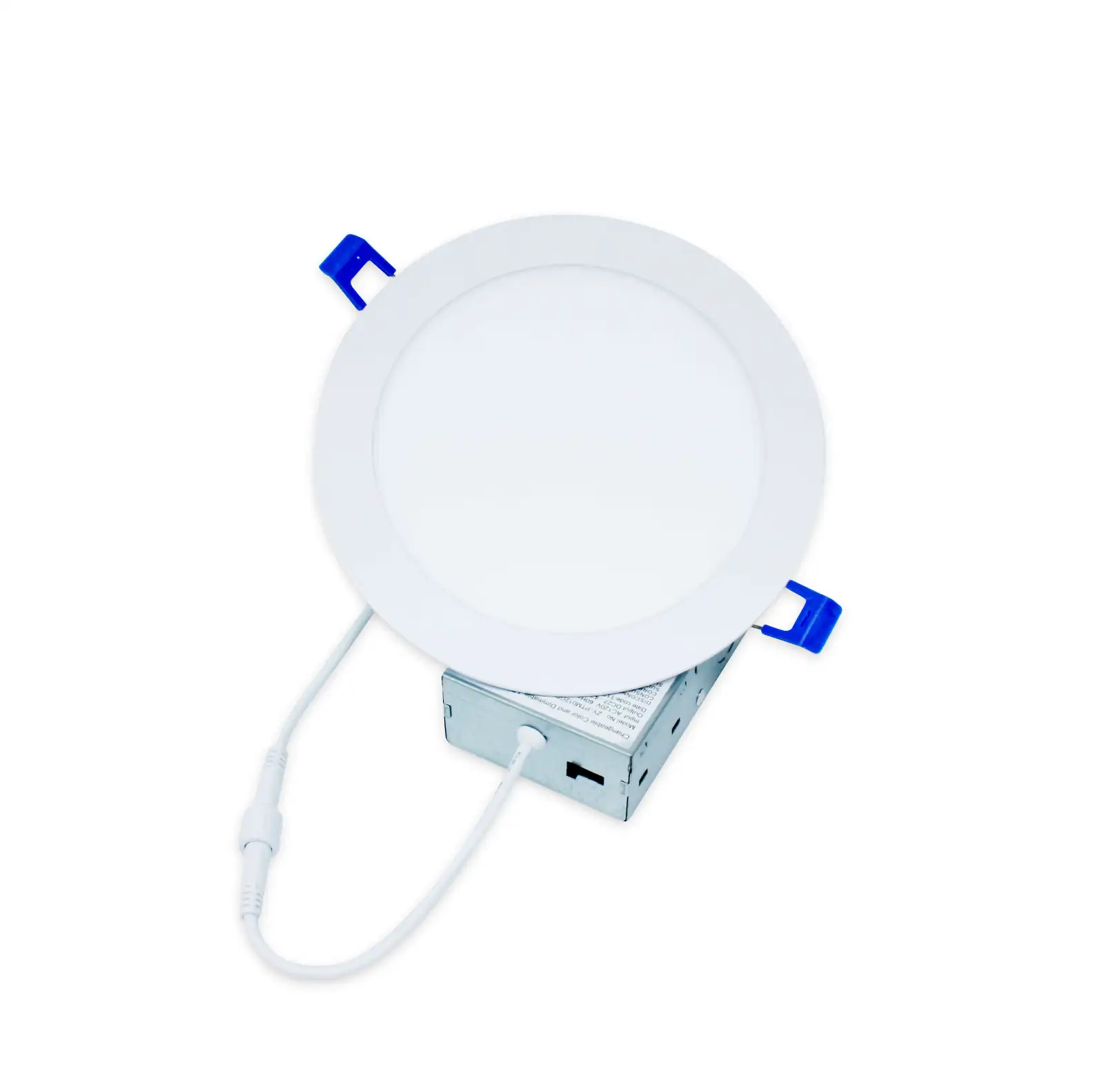 Slim recessed, dimmable, 120vAC, IP65, 6", 12W, White finish. 830732.