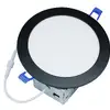 Slim recessed, dimmable, 120vAC, IP65, 6", 12W, Black finish. 830731.