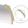 Ogee, TAFISA®, L543 Spring Blossom, Olon® (4766), Alto (AT) finish Concave, 107". 811677.