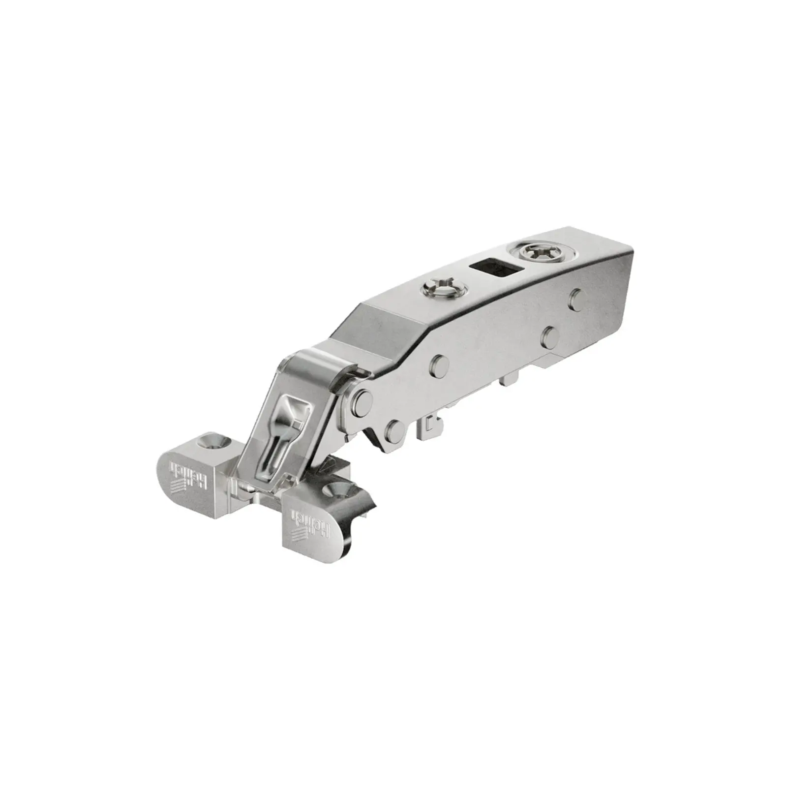 Hinge Sensys 8638i, with integrated silent system, with integrated silent system, Full overlay, with screw-on, T32 cup, with 95° opening angle. 462755.