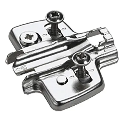 Mounting Plates Cross, Adjustable with Expanding Sockets, 0mm