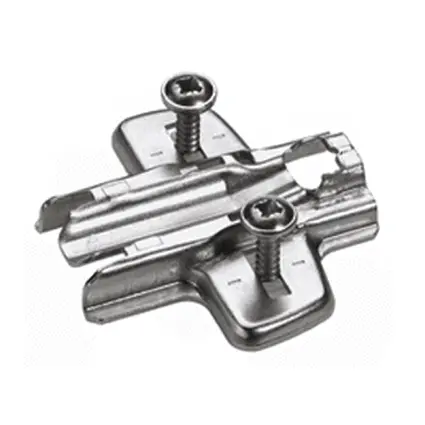 Mounting Plates Cross, with Expanding Sockets, 1.5mm