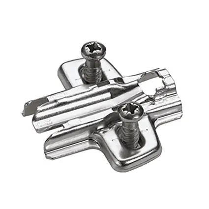 Mounting Plates Cross, with Euro Screws, 0mm. 461782.