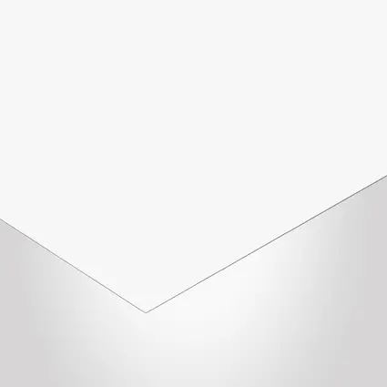 Formica Laminate, 459 Brite White, 90 (Gloss) finish, Grade 10 (Thickness 0.044", General Purpose / HGS), 48" x 96"