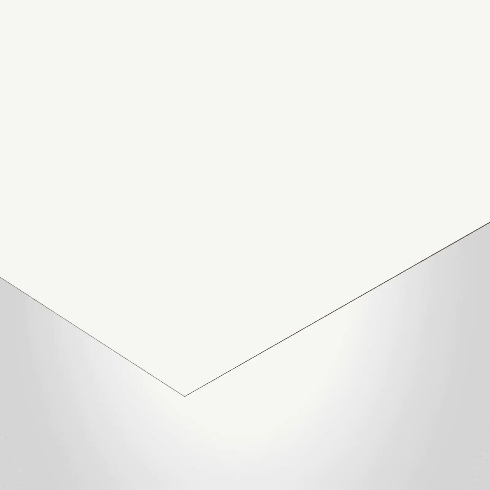 Formica Laminate, 949 White, 58 (Matte) finish, Grade 10 (Thickness 0.044", General Purpose / HGS), 60" x 144". 503226.