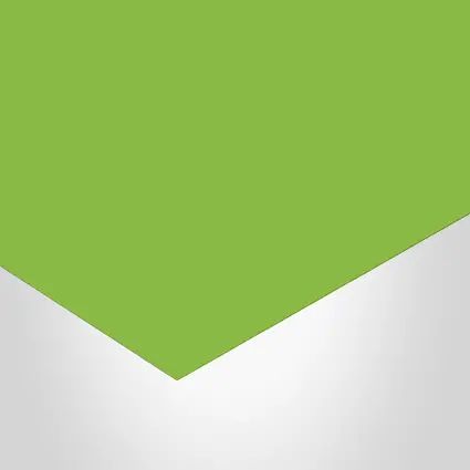 Formica Laminate, 6901 Vibrant Green, 58 (Matte) finish, Grade 20 (Thickness 0.027", VGP), 48" x 96"