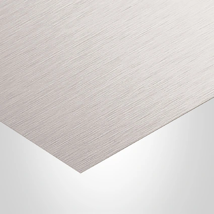 Formica Laminate, M2032 Brushed Pewter Aluminum, 99 (DécoMétal) finish, Grade 85 (Thickness 0.040"), 48" x 96"