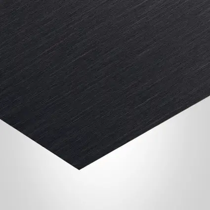 Formica Laminate, M4254 Brushed Black Aluminum, 99 (DécoMétal) finish, Grade 85 (Thickness 0.040"), 48" x 96"