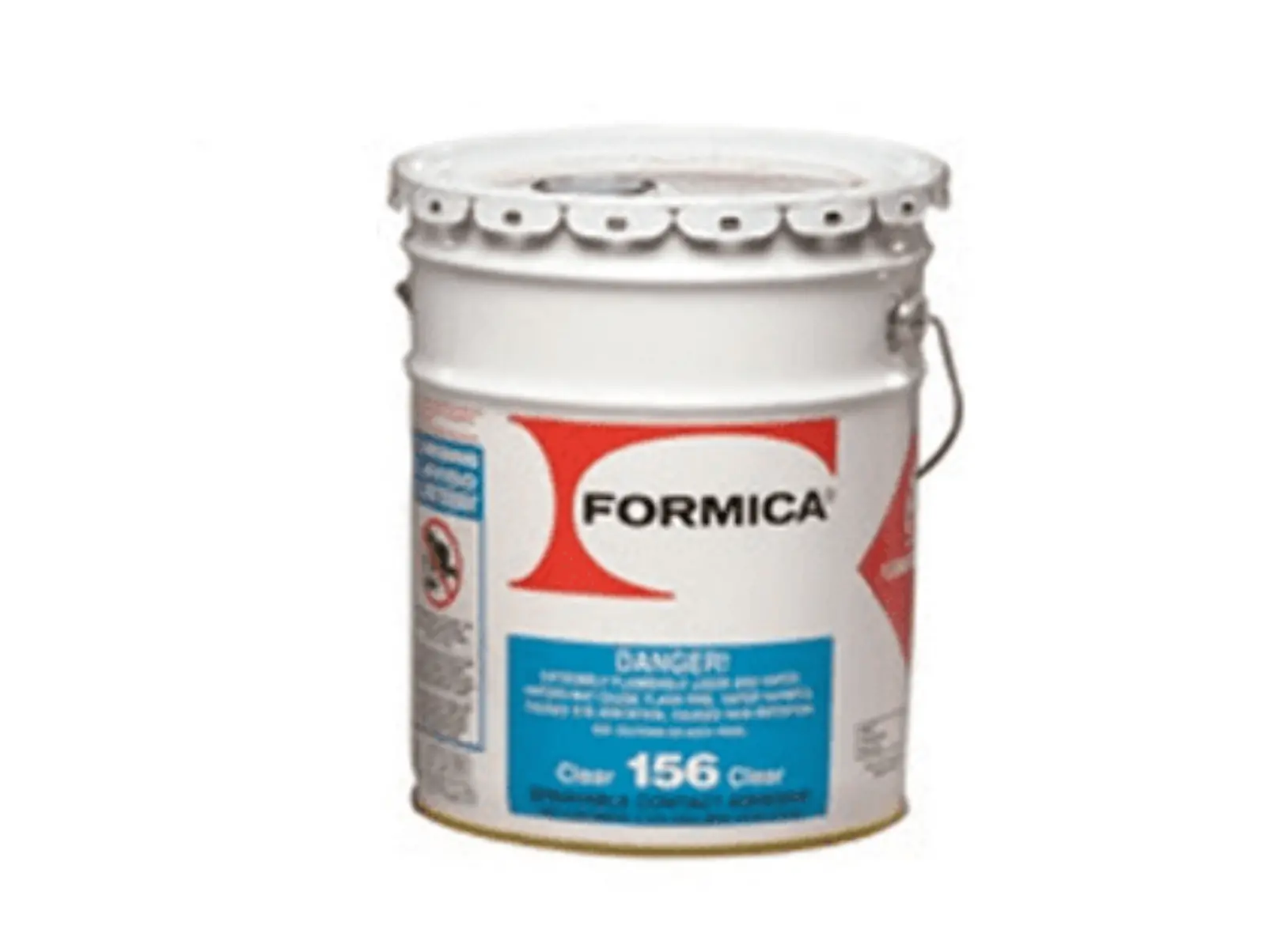 Formica Contact cement F156 High performance E/F spray grade. Postformable, long open time. 18.92L. 640100.