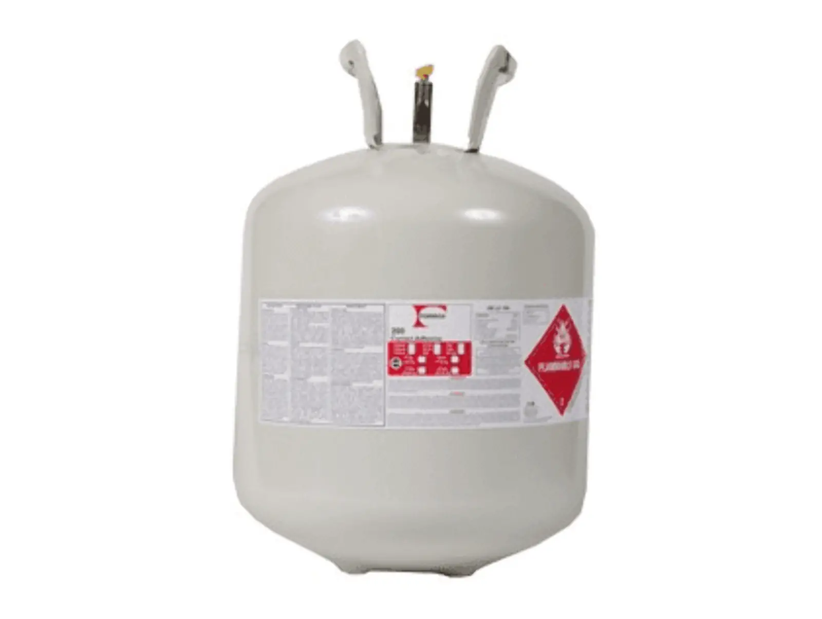 Formica Contact cement F200 High contact temperature, high performance contact cement, web spray, fast grab, excellent adhesion to a large variety of substrates 38lbs. 642876.