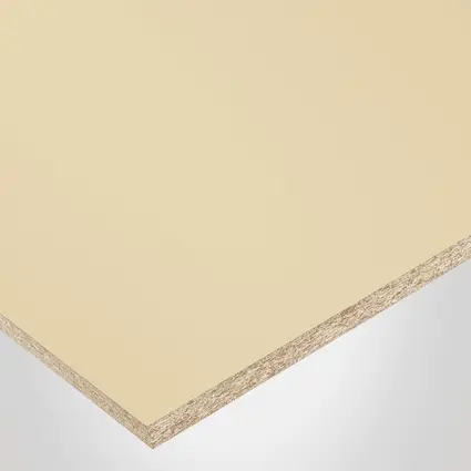 Tafisa® panel, L204 Ivory, CR-Crystalite finish 2Sides, Prelude® collection, with Particle core (PC), 5/8" x 49" x 97"