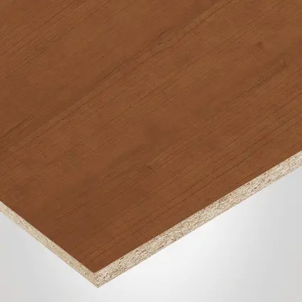 Tafisa® panel, L521 Rustik Cherry, CR-Crystalite finish 2Sides, Prelude® collection, with Particle core (PC), 5/8" x 49" x 97"