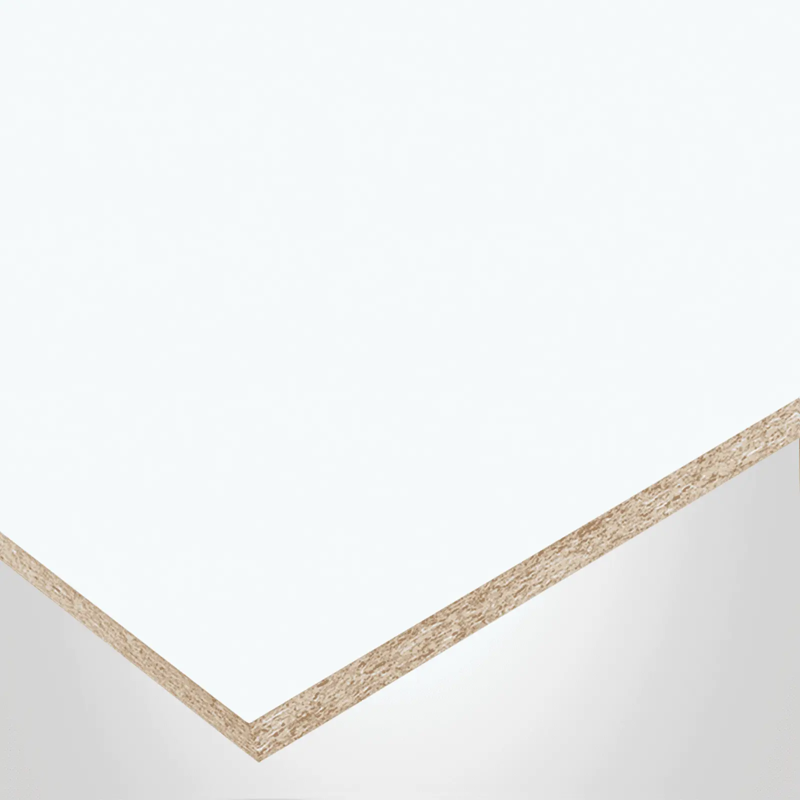 Uniboard® panel, 113 Super White, DO-Dolomite® finish 2Sides, with Particle core (PC), 5/8" x 49" x 97". 704513.