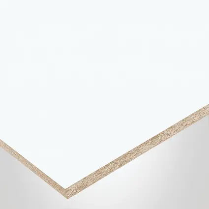 Feuille de PanneauUniboard®, 113 Super Blanc, fini Dolomite (D) 2Côtés, avec centre de Particule (PC), 3/4" x 49" x 97". 704933.
