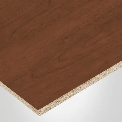 Uniboard® panel, 204 Bourbon Cherry, DO-Dolomite® finish 2Sides, with Particle core (PC), 5/8" x 61" x 97"