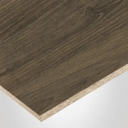 Uniboard® panel, H73 Cocoa Bean, AU-Aura finish 2Sides, with Particle core (PC), 5/8" x 49" x 97"