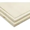 Poplar Plywood, MDF 2Sides,  5/8" x 48-1/2" x 96-1/2". 561169.