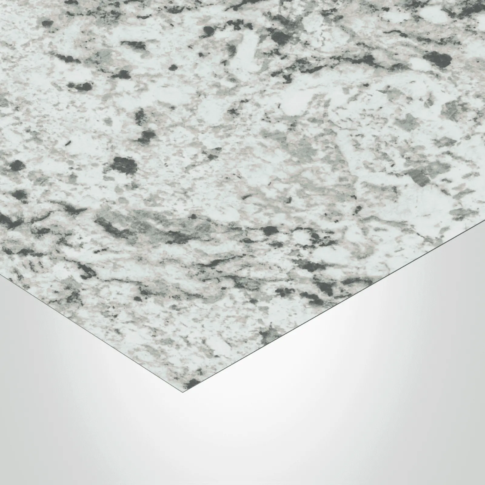 Formica® Laminate, 9476 White Ice Granite, 58-Matte finish, Grade 20 (Thickness 0.027", VGP), 60" x 144". 502668.