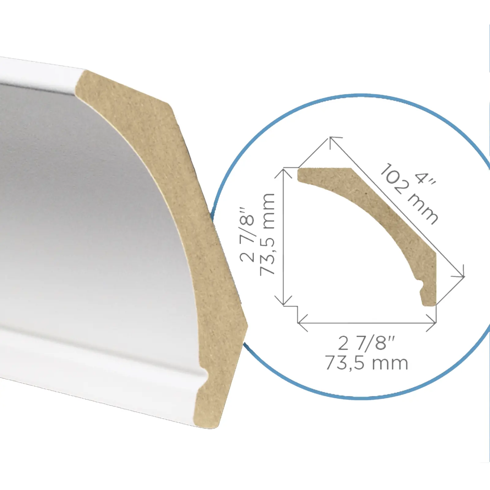 Ogee, Uniboard®, H56 Chill, Olon® (4766), Aura (AU) finish, 9'. 812292.