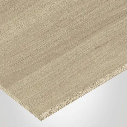 Uniboard® panel, K07 Dew Drop, AU-Aura finish 2Sides, Moments collection, with Particle core (PC), 5/8" x 49" x 97"