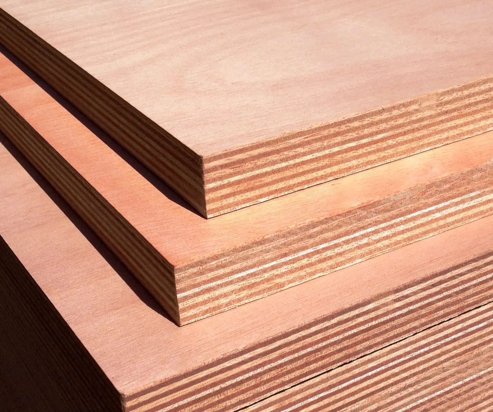 Okume Plywood, BB / CC, EPA, CARB 2, 6mm x 60" x 120". 561130.