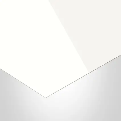 Stratifié Sublime, 8112 Blanc Pure, fini Lustré (Acrylique), 1mm x 1220mm x 2800mm