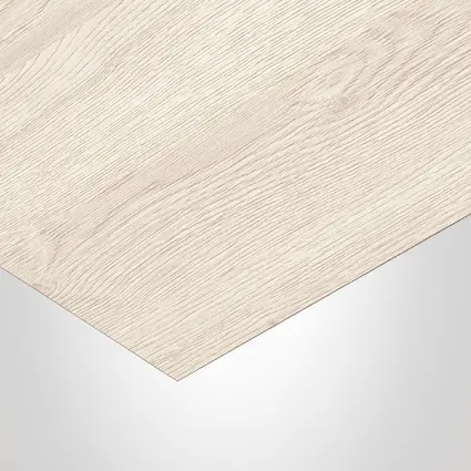 EGGER Laminate, H3335 White Gladstone Oak, ST28-Feelwood Nature finish, 0.8mm x 81" x 109.8". 752232.