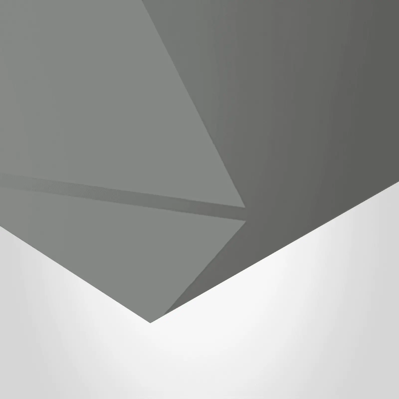 EGGER Laminate, U732 Dust Grey, HG-High Gloss finish, 1/32" x 51.5" x 110.25". 751345.