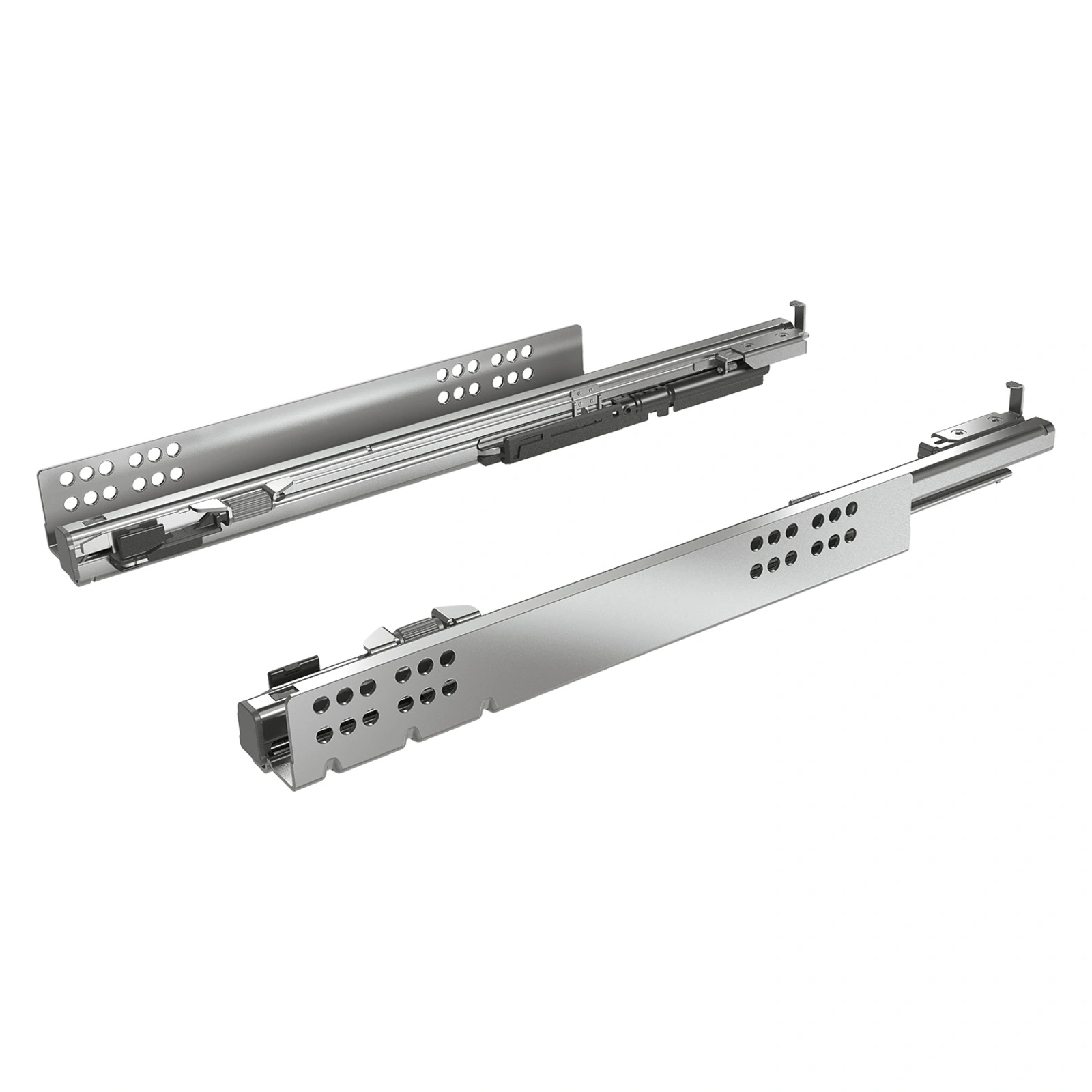 Quadro 4D V6 slide (30kg), for Wooden Drawer, Full Extension with Silent System to Left, 250mm. 463899.